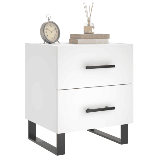 Mesa De Cabeceira - Mesinha De Cabeceira 40x35x47,5 cm derivados de madeira branco