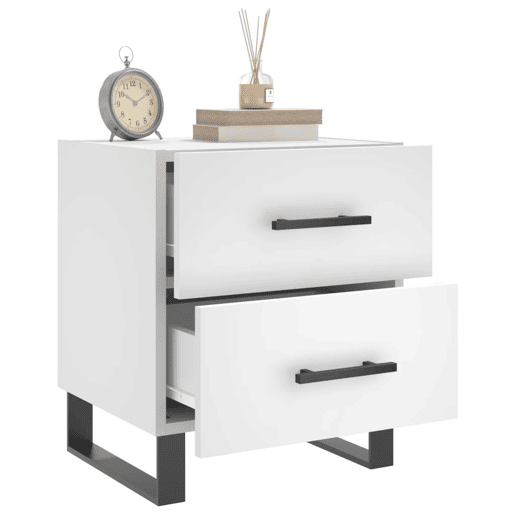 Mesa De Cabeceira - Mesinha De Cabeceira 40x35x47,5 cm derivados de madeira branco