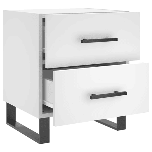 Mesa De Cabeceira - Mesinha De Cabeceira 40x35x47,5 cm derivados de madeira branco
