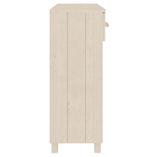 Mesa Consola - Mesa De Entrada HAMAR 90x35x90 cm pinho maciço castanho-mel