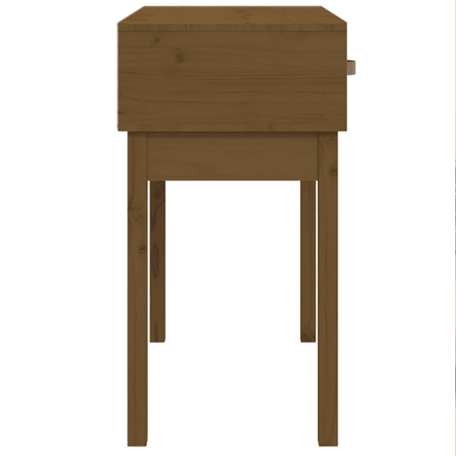 Mesa Consola - Mesa De Entrada 76,5x40x75 cm madeira de pinho maciça castanho mel