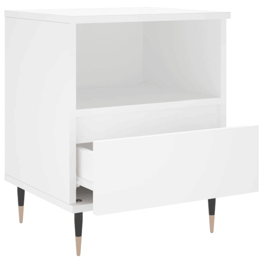 Mesa De Cabeceira - Mesinha De Cabeceira 40x35x50 cm derivados de madeira branco