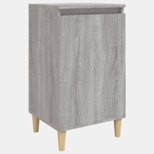 Mesa De Cabeceira - Mesinha De Cabeceira 40x35x70 cm derivados madeira cinza sonoma