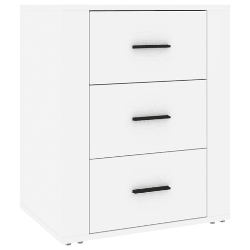Mesa De Cabeceira - Mesinha De Cabeceira 50x36x60 cm derivados de madeira branco