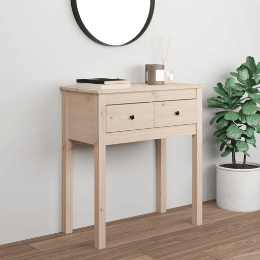 Mesa Consola - Mesa De Entrada 70x35x75 cm madeira de pinho maciço