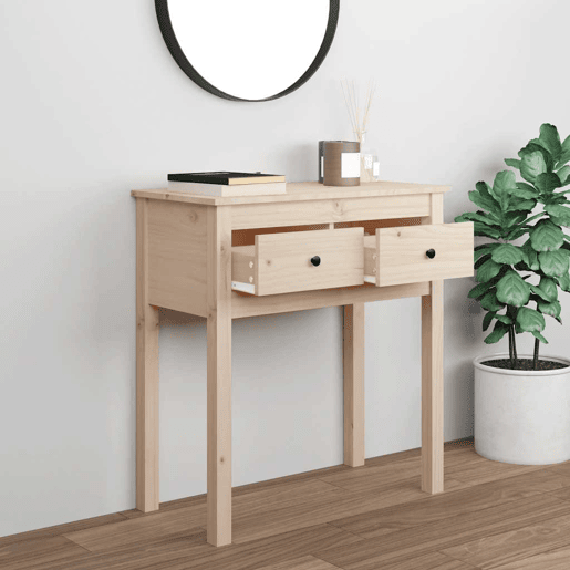 Mesa Consola - Mesa De Entrada 70x35x75 cm madeira de pinho maciço