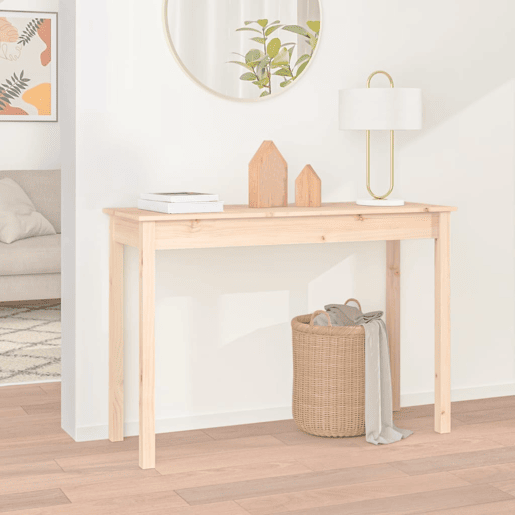 Mesa Consola - Mesa De Entrada 110x40x75 cm madeira de pinho maciça