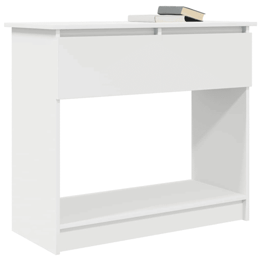 Mesa Consola - Mesa De Entrada com gavetas 85,5x38,5x74,5 cm branco