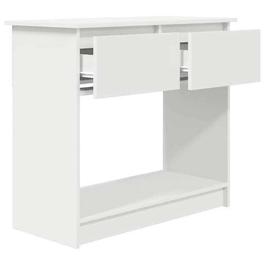Mesa Consola - Mesa De Entrada com gavetas 85,5x38,5x74,5 cm branco