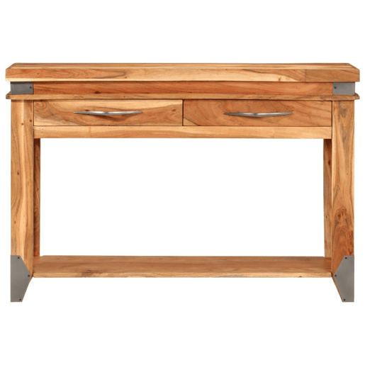Mesa Consola - Mesa De Entrada 110x34x74 cm madeira de acácia maciça