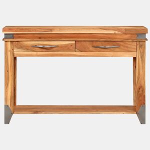 Mesa Consola - Mesa De Entrada 110x34x74 cm madeira de acácia maciça