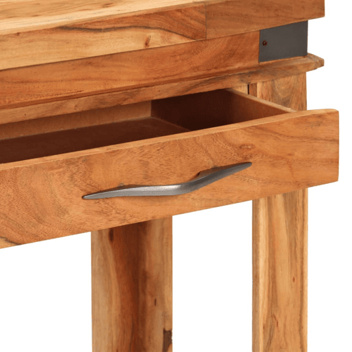 Mesa Consola - Mesa De Entrada 110x34x74 cm madeira de acácia maciça