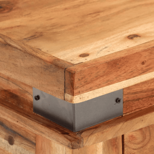 Mesa Consola - Mesa De Entrada 110x34x74 cm madeira de acácia maciça