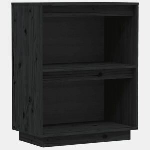 Mesa Consola - Mesa De Entrada 60x34x75 cm pinho maciço preto