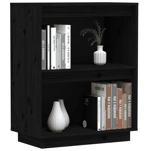 Mesa Consola - Mesa De Entrada 60x34x75 cm pinho maciço preto