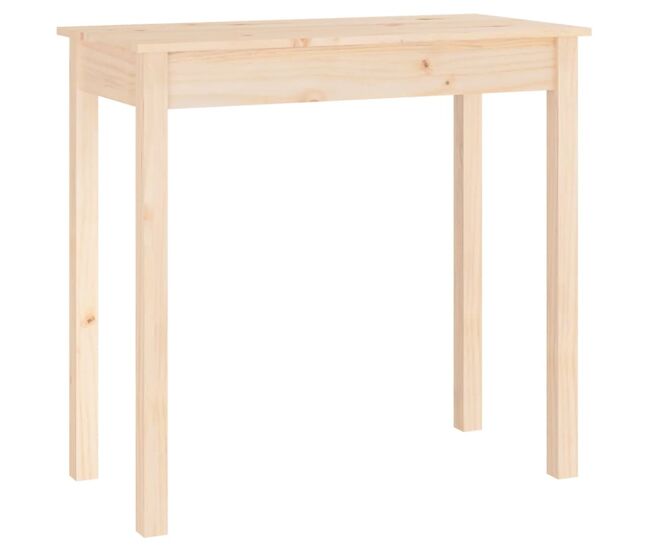 Mesa consola - mesa de entrada madera maciza de pino 80x40x75 cm