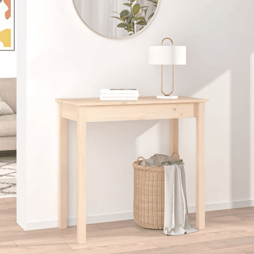 Mesa Consola - Mesa De Entrada 80x40x75 cm madeira de pinho maciça