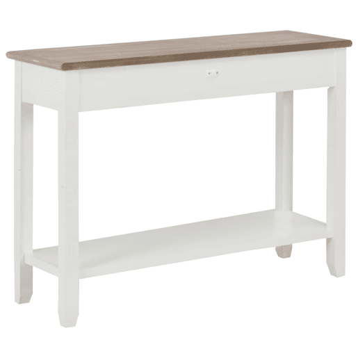 Mesa Consola - Mesa De Entrada 110x35x80 cm madeira branco