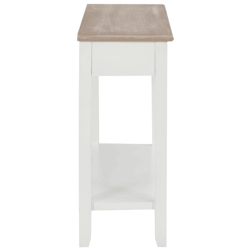 Mesa Consola - Mesa De Entrada 110x35x80 cm madeira branco
