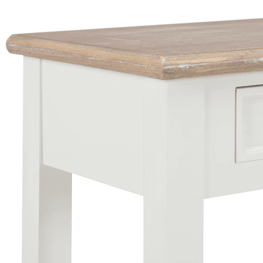 Mesa Consola - Mesa De Entrada 110x35x80 cm madeira branco