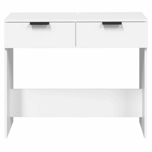 Mesa Consola - Mesa De Entrada 90x36x75 cm derivados de madeira branco