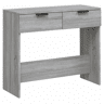 Mesa Consola - Mesa De Entrada 90x36x75 cm derivados de madeira cinzento sonoma