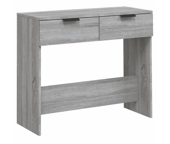 Mesa consola - mesa de entrada madera contrachapada gris sonoma 90x36x75 cm