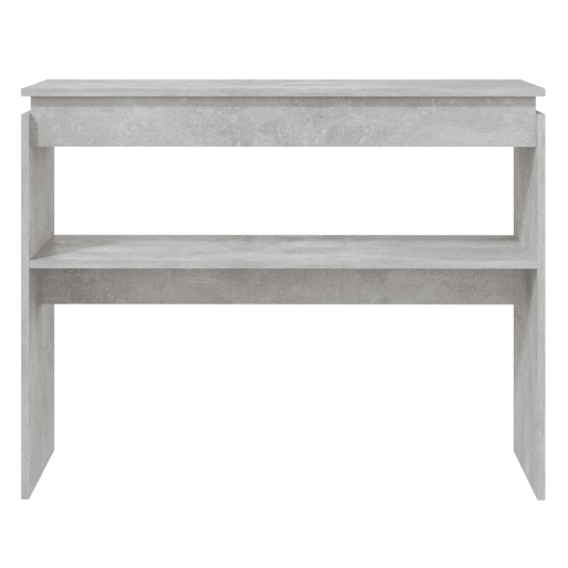 Mesa Consola - Mesa De Entrada 102x30x80 cm derivados de madeira cinzento cimento