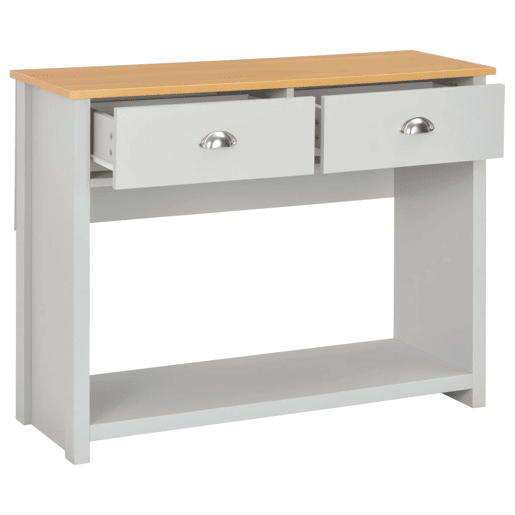 Mesa Consola - Mesa De Entrada 97x35x76 cm cinzento