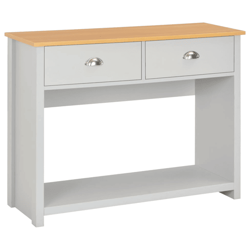 Mesa Consola - Mesa De Entrada 97x35x76 cm cinzento