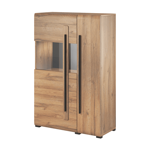 Cómoda 2 portas com LED Louis madeira Cómoda 2 portas com LED Louis madeira