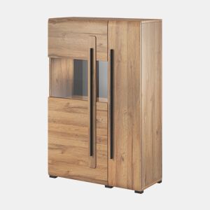 Cómoda 2 portas com LED Louis madeira