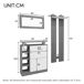 Mueble recibidor Mueble recibidor Gris