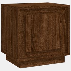 Mesa De Cabeceira Mesinha De Cabeceira - 44x35x45 cm derivados madeira carvalho castanho