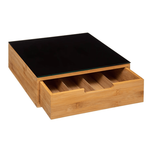 Organize e guarde suas cápsulas de café