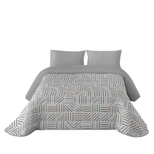 SANDAL - Capa de Edredon Estampada - Ótimo Conforto e Acolchoamento Extra Macio - Peso 300 Gramas com Toque de Pena - Cama 135 - TRAMES UNICO