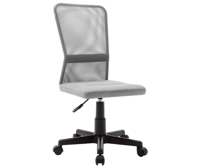 Silla de escritorio lirio altura regulable gris 90-100x44x52 cm