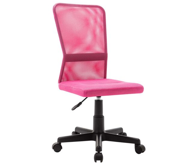 Silla de escritorio lirio altura regulable rosa 90-100x44x52 cm