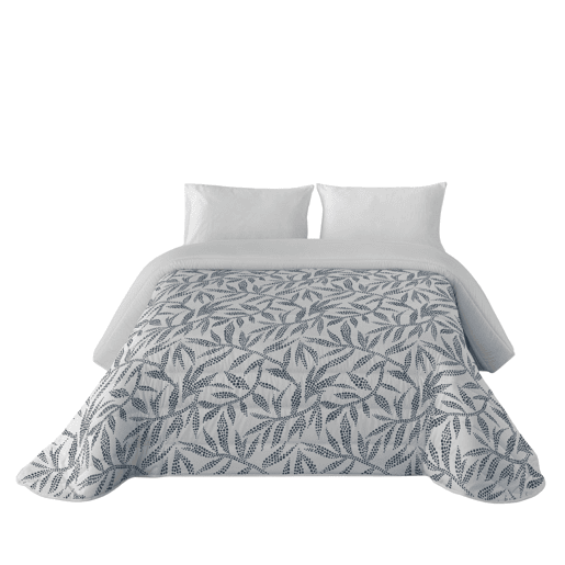 SANDAL - Capa de edredom estampada - Ótimo conforto e acolchoamento extra macio - Peso 300 Gramas com toque de pena - Cama 135 - WAKIA BLUE