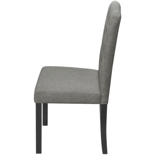 vidaXL Cadeiras de jantar 4 pcs tecido cinzento vidaXL Cadeiras de jantar 4 pcs tecido cinzento