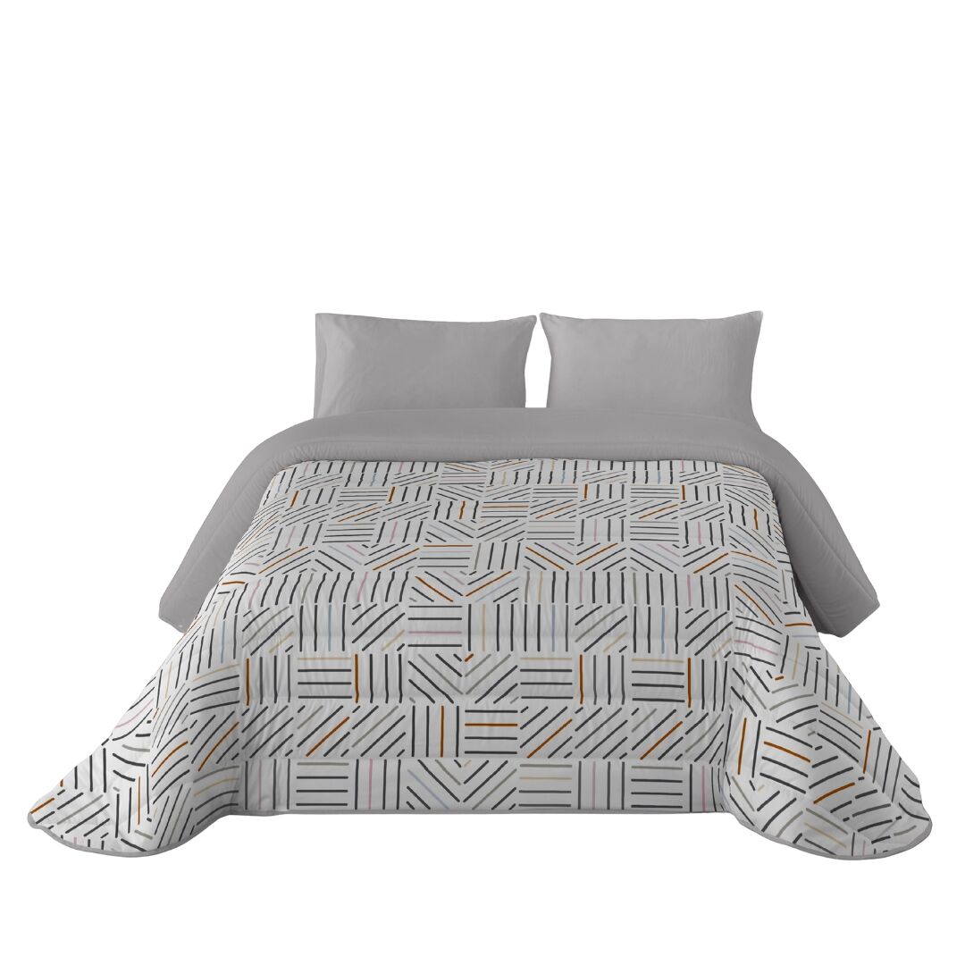 Sandal - edredón nórdico estampado -  acolchado de gran confort y extrasuave - gramaje 300 gramos con tacto pluma - cama 180 - trames unico