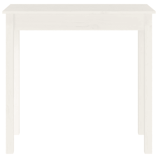 Mesa Consola - Mesa De Entrada 80x40x75 cm madeira de pinho maciça branco
