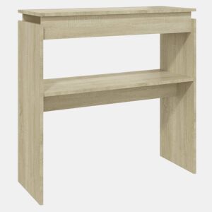 Mesa Consola - Mesa De Entrada 80x30x80 cm derivados de madeira carvalho sonoma