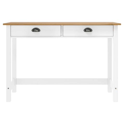 Mesa Consola - Mesa De Entrada Hill c 2 gavetas 110x45x74 cm pinho maciço
