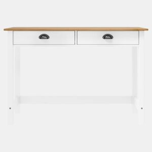 Mesa Consola - Mesa De Entrada Hill c 2 gavetas 110x45x74 cm pinho maciço