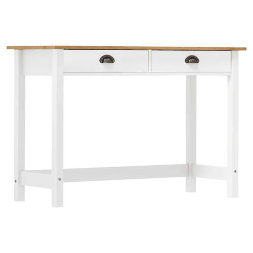 Mesa Consola - Mesa De Entrada Hill c 2 gavetas 110x45x74 cm pinho maciço