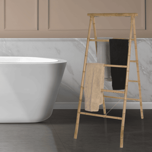 WELL HOME - Toalheiro em bambu com 2 lados WELL HOME - Toalheiro em bambu com 2 lados