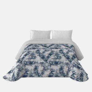 SANDAL - Edredom Estampado - Ótimo Conforto e Acolchoamento Extra Macio - Peso 300 Gramas com Toque de Pena - Cama 135 - WAVES BLUE
