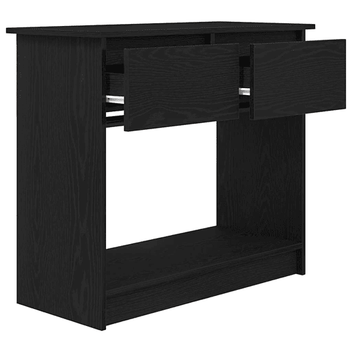 Mesa Consola - Mesa De Entrada com gavetas 85,5x38,5x74,5 cm preto