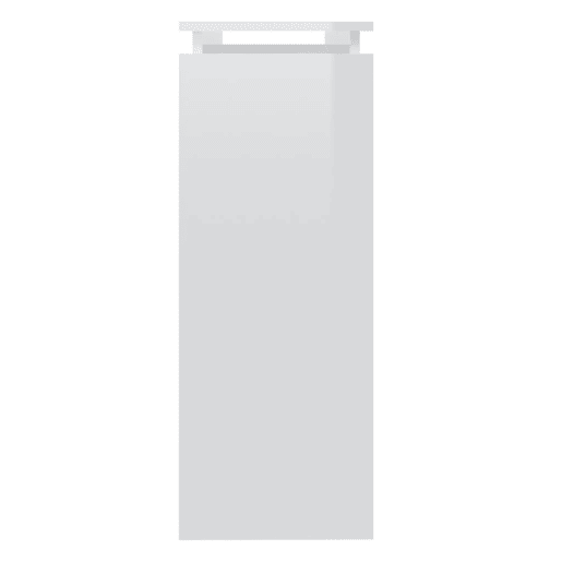 Mesa Consola - Mesa De Entrada 102x30x80 cm derivados madeira branco brilhante